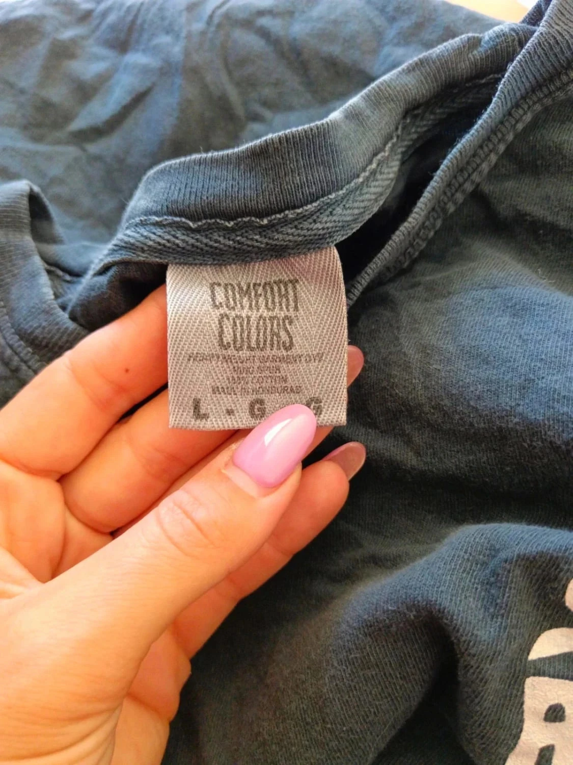 C49 zwart comfort colors T-shirt L – photo 3